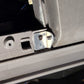 Aluminum glove box door hinge for 88-94 GM C1500 OBS Trucks and SUVs.